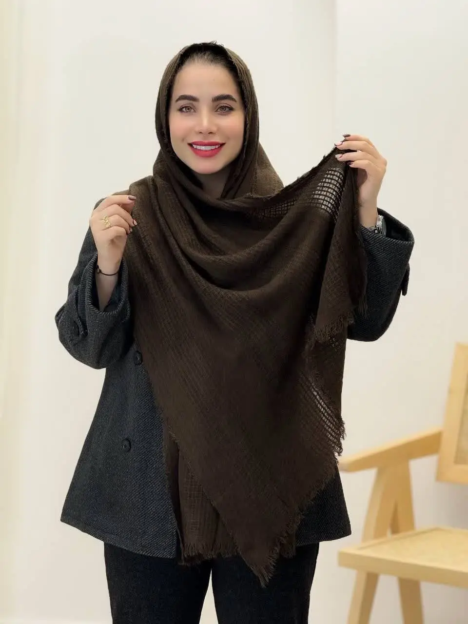 3689-شال پاییزه یاس